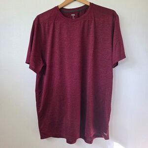 DSG Men's Maroon Short Sleeve Performance T Shirt - XL